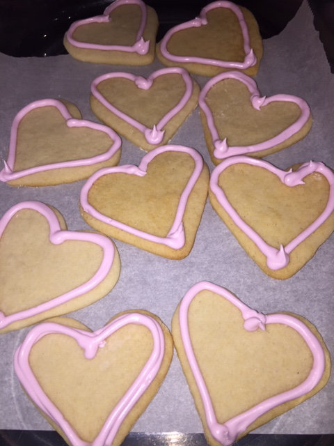 Heart Shaped Sugar Cookies