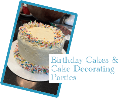 Birthday cakes and cake decorating parties